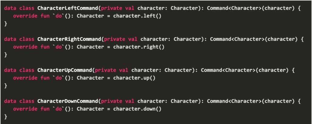 DSL concrete command